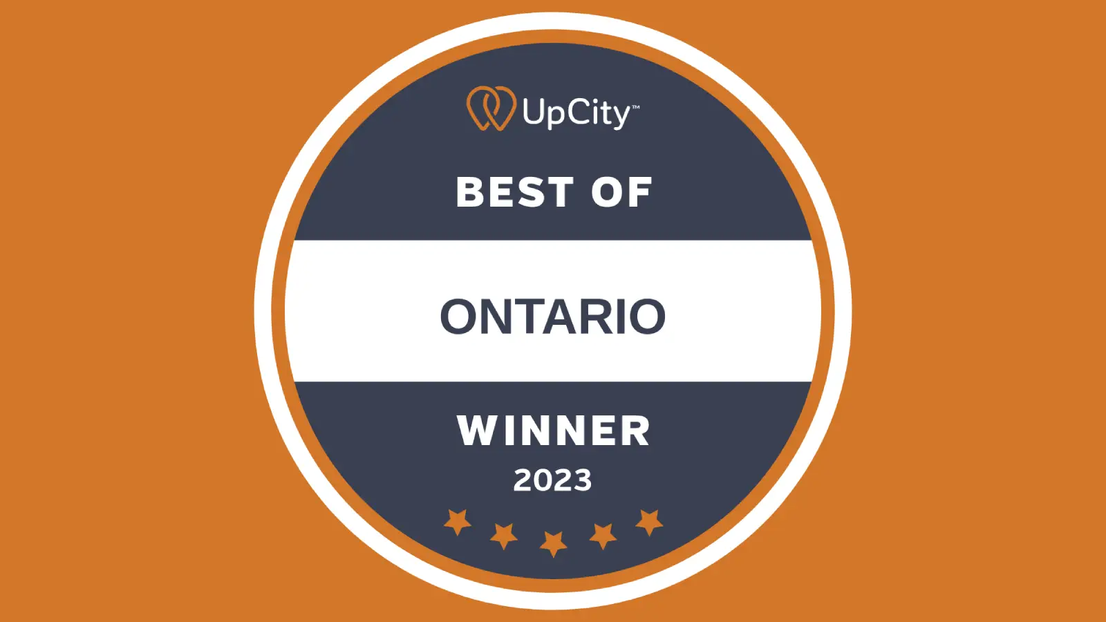 BrandCurb Winner of the Best of Ontario Awards 2023 by UpCity