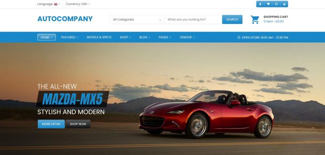 BrandCurb Auto Company Web Design