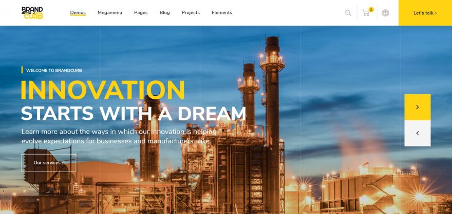 BrandCurb Construction Web Design